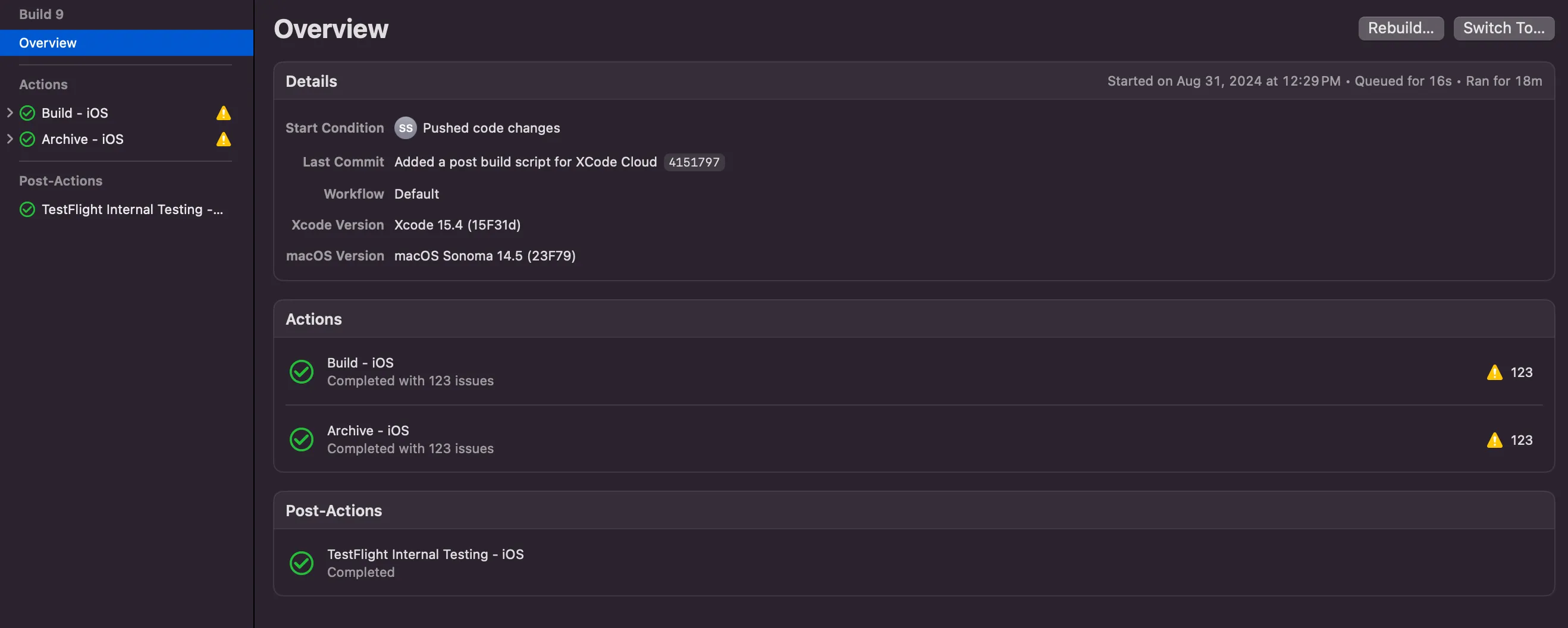 xcode-cloud-build-success